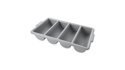 Dispensador Cubiertos Gris 4 Secciones