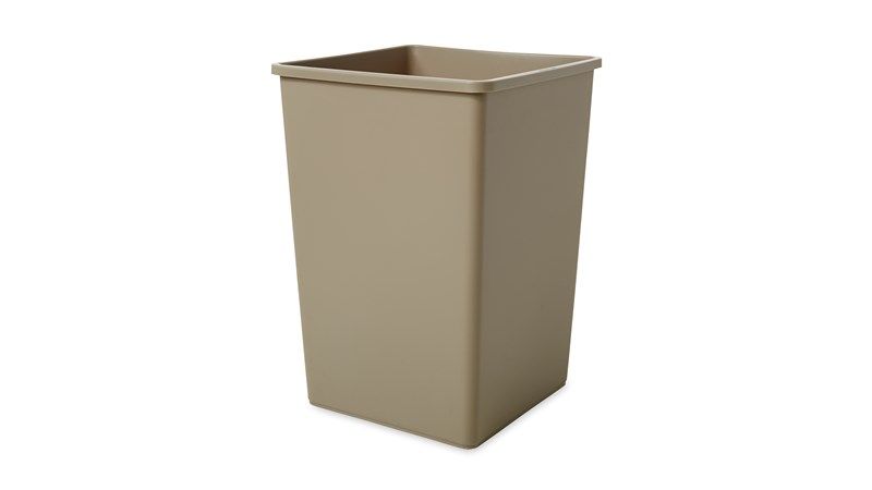 Basurero Rect.35G Beige