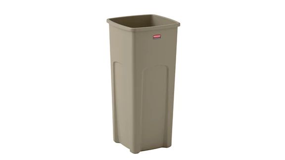 Basurero Rect.23G Beige