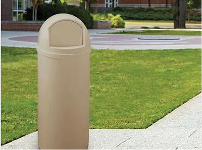 Contenedores de basura decorativos