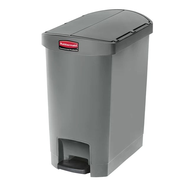 Basurero 8 Gls Color Gris 1883601
