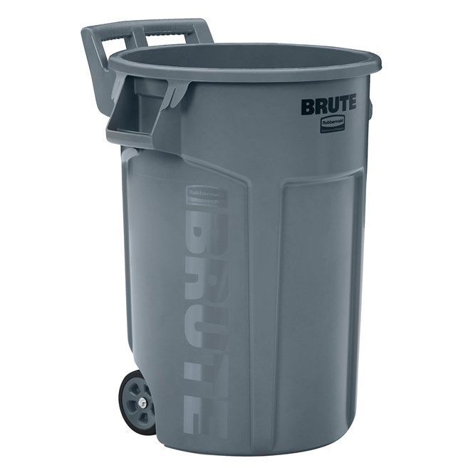Contenedor Brute 44 Gls Gris con ruedas
