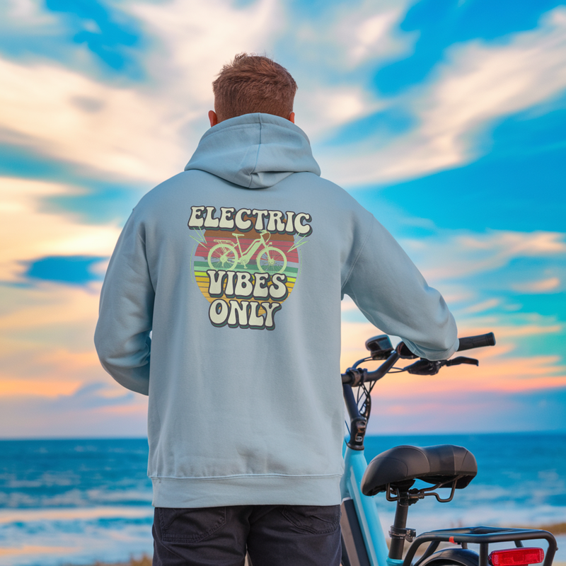 Electric Vibes Only Unisex Heavy Blend Hoodie