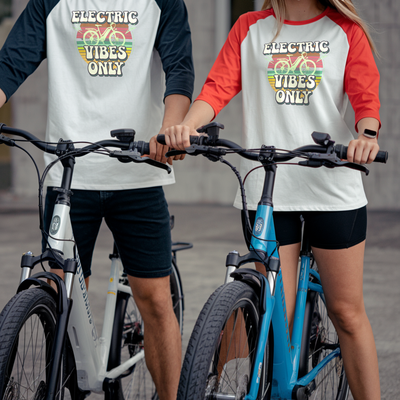Electric Vibes Only unisex 3/4 Sleeve Shirt