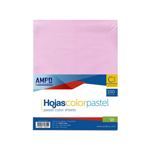 HOJAS BOND COLOR PASTEL