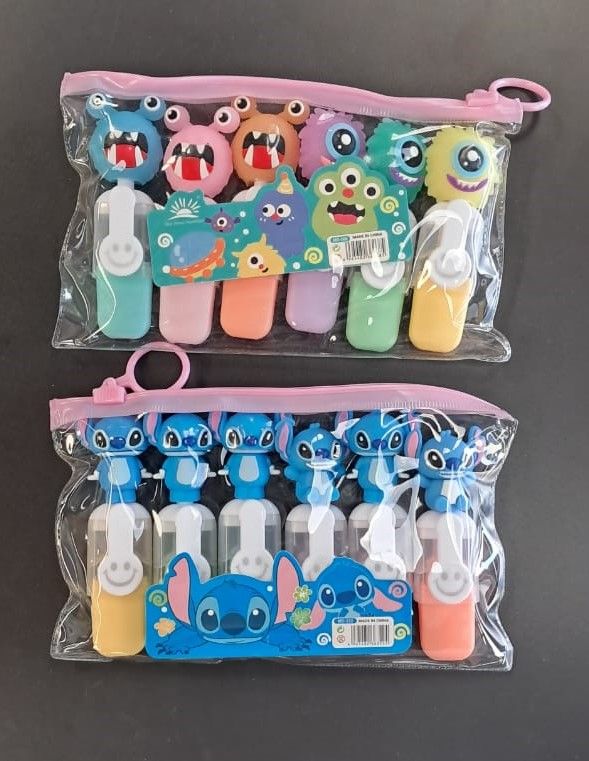 Marcadores pequeños de colores