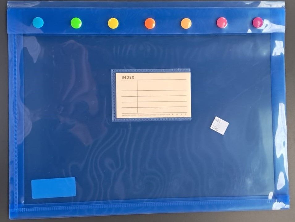 Carpeta broche de colores