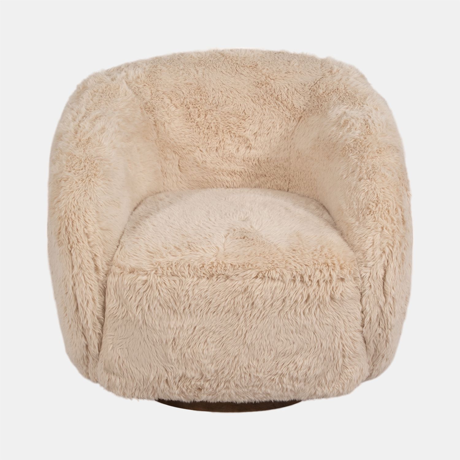 Round back swivel chair, sand