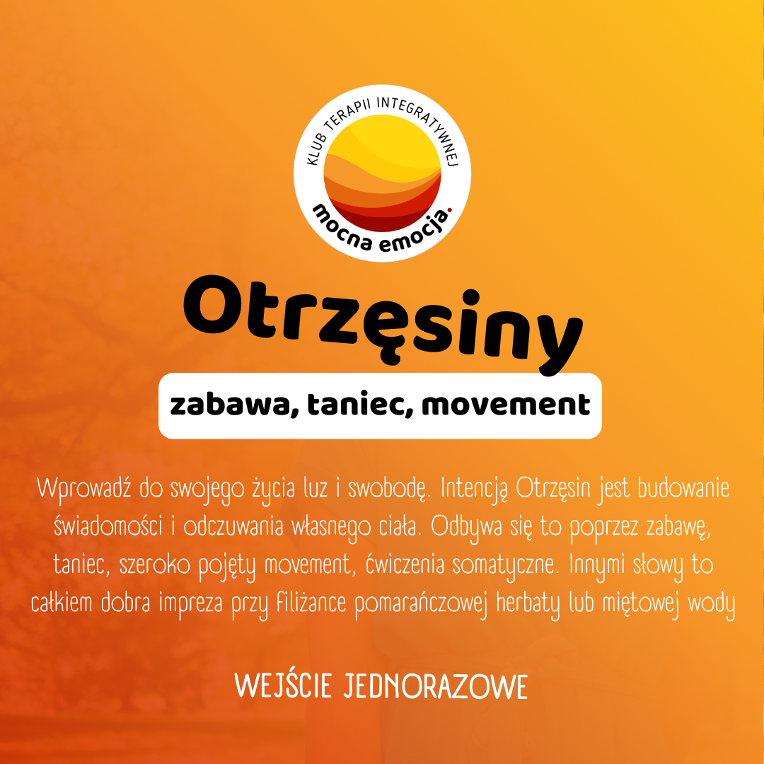 Otrzęsiny -  zabawa, taniec, movement, ćwiczenia somatyczne