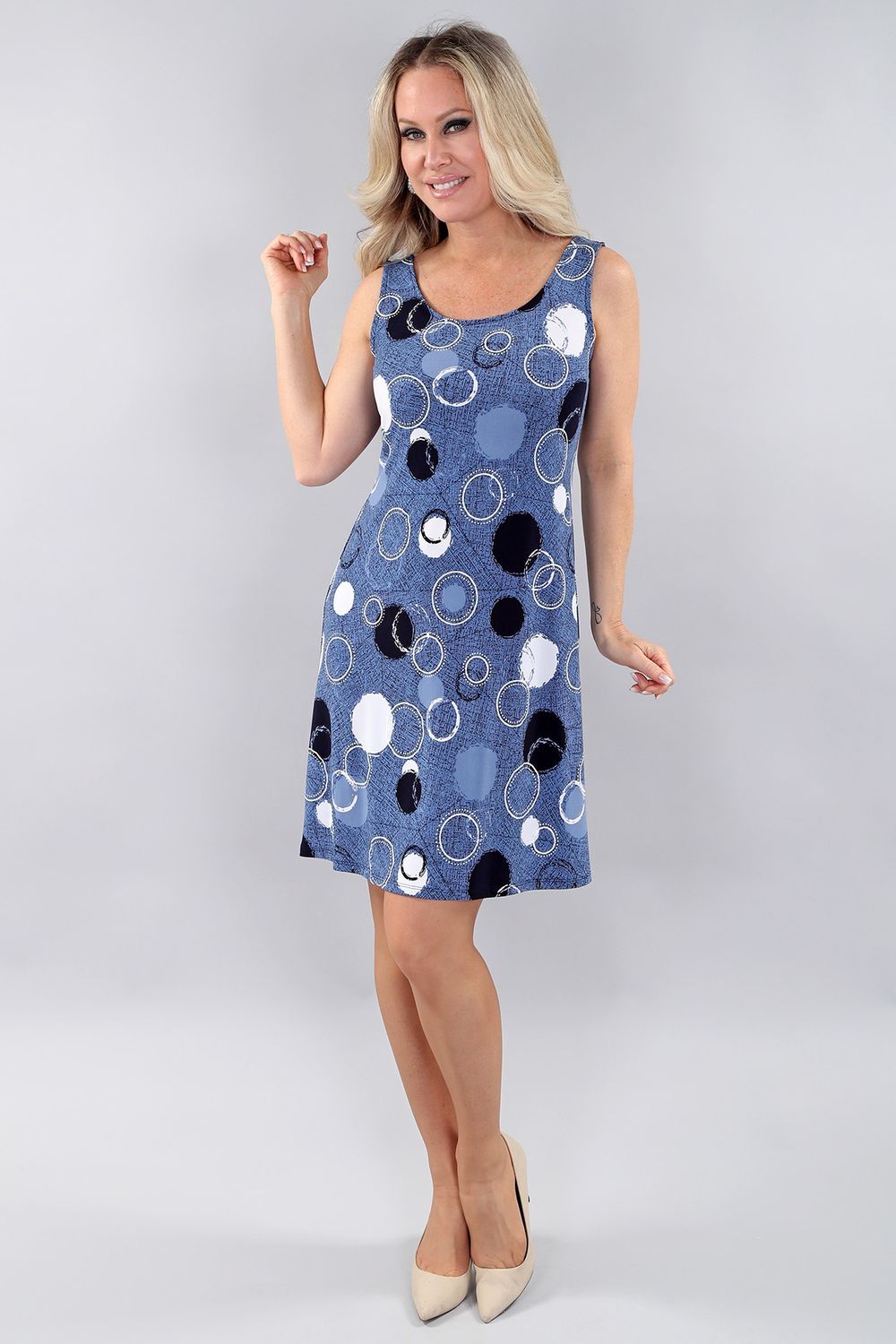 Robe Soleil - Denim Circle