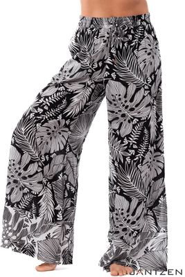 Pantalon large a motifs floraux - Josephine