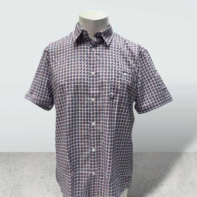 Chemise  petits motifs géo