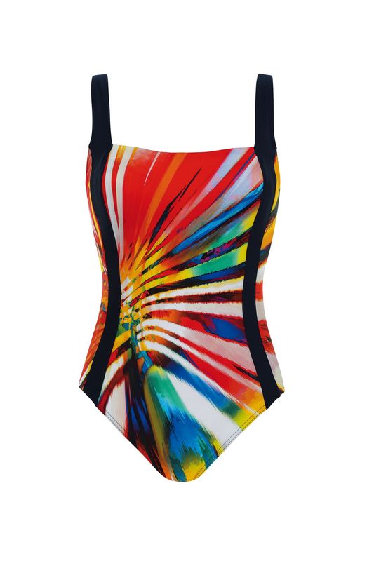 Maillot encolure carré - Multicolore