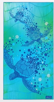 Serviette de plage Les Tortues de Mer