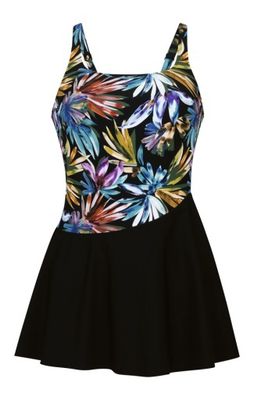 Maillot une pièce avec jupe - Night Flower
