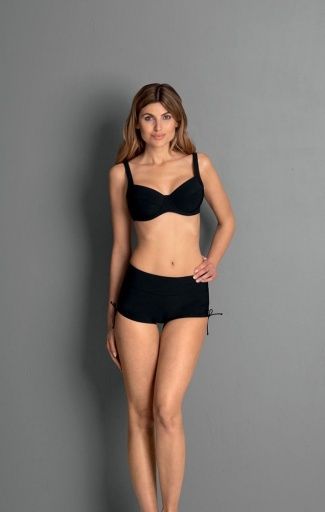 Bas de maillot style garçonne - NORA, Couleur: Noir, Grandeur: 6