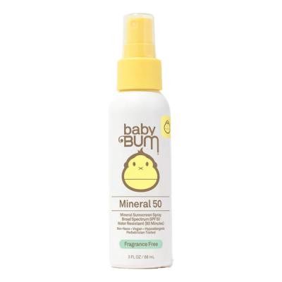 Baby Bum Mineral - Crème solaire en vaporisateur FPS 50 88ml