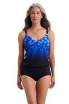 Tankini style blouson dégradé de couleur