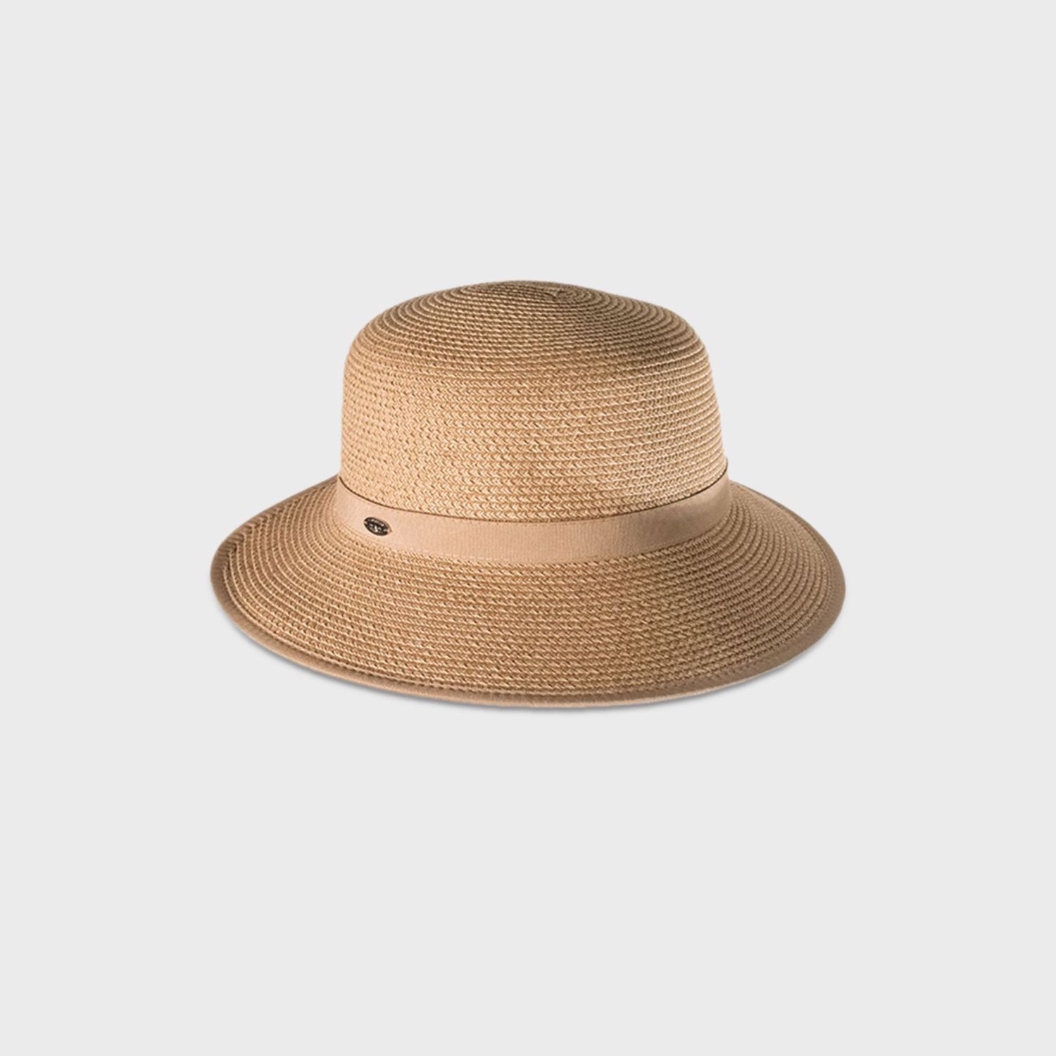 Chapeau cloche en paille Annie - Natural Mix