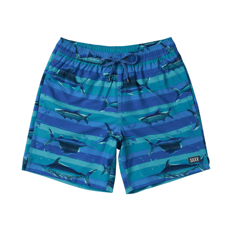 Maillot Oh Buoy 7&quot; - Fish on Blue Moon