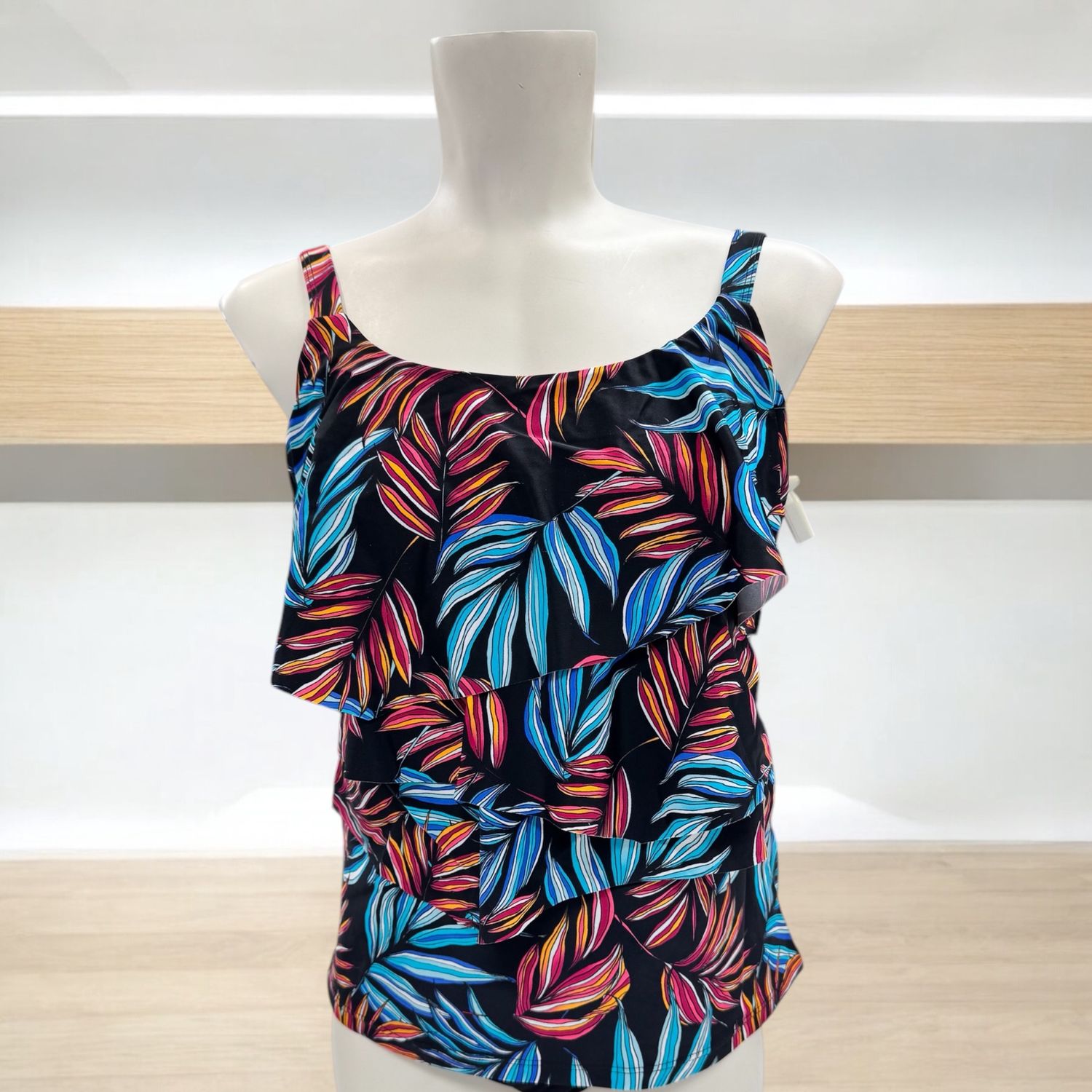 Tankini avec volants asymétriques - Black Magic