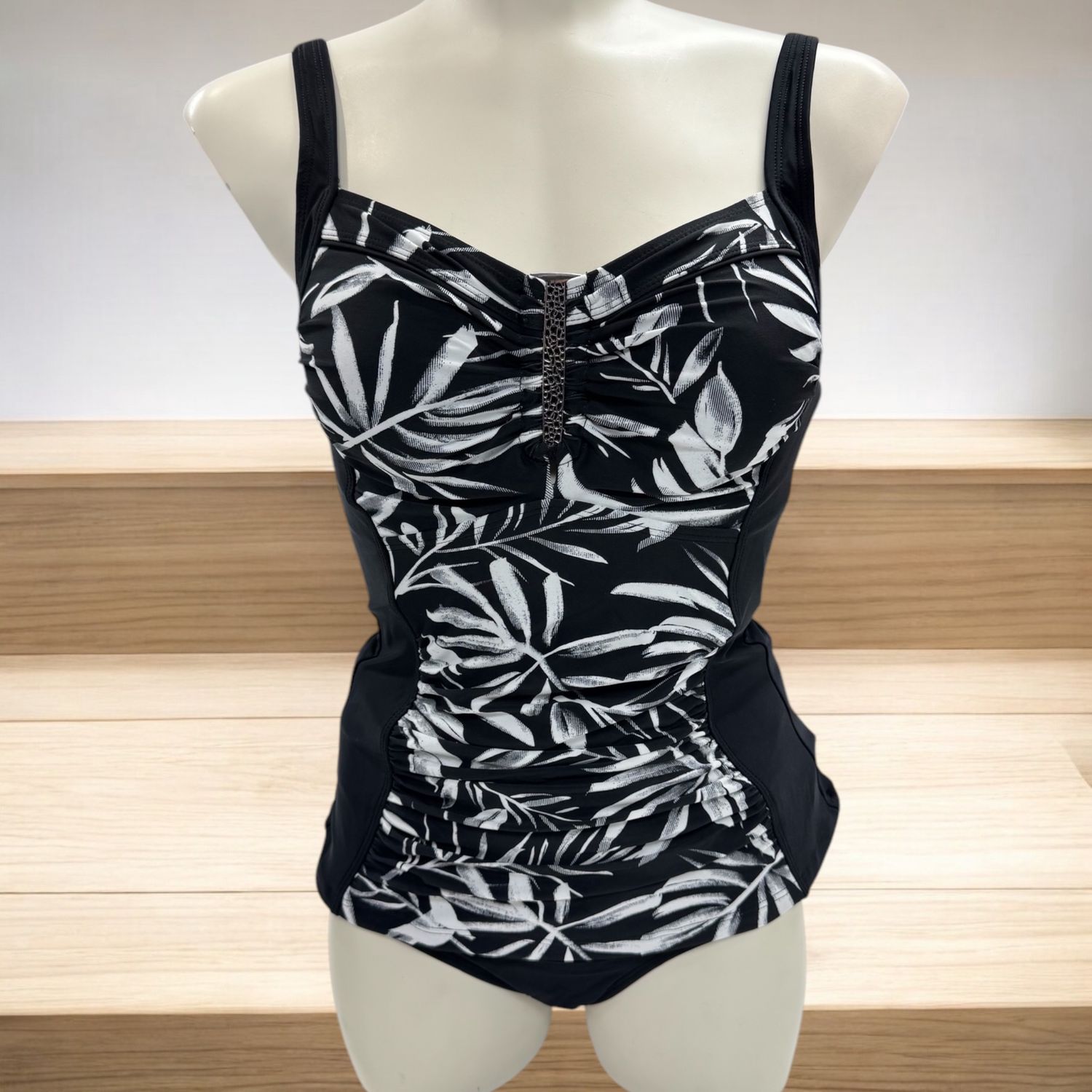 Tankini imprimé avant - The black &amp; White