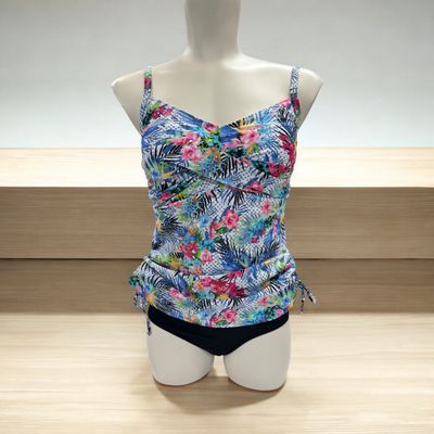 Tankini Bonnet D, cotés  à glissière - Tropical Island