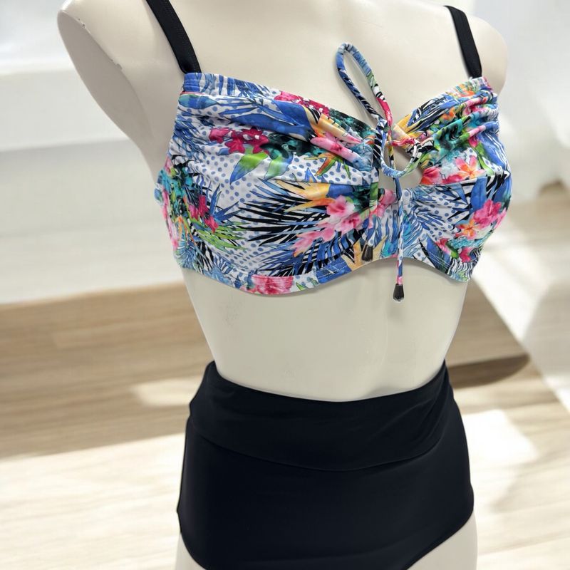 Haut de bikini, cerceau Bonnet D/DD - Tropical Island