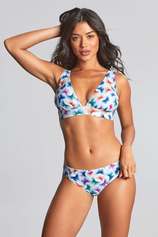Haut de maillot triangle Kara - Flutter Print