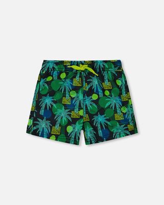 Short Maillot - Arbre tropical