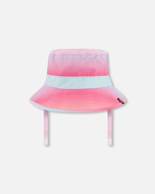 Chapeau - Dégradé rose,bleu,orange