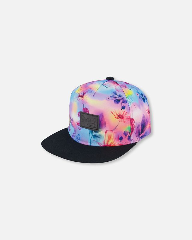 Casquette - Fleurs Arc-en-ciel