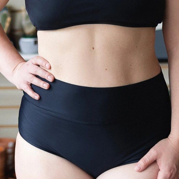 Bas de maillot menstruel noir - Séquoia