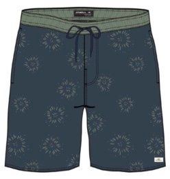 Maillot style Volley imprimé 17&quot; - Midnight Navy