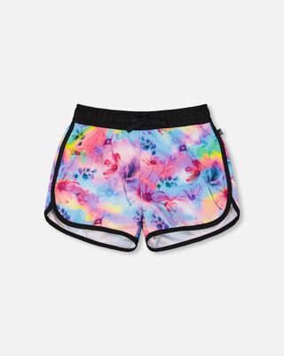 Short - Fleurs Arc-en-ciel
