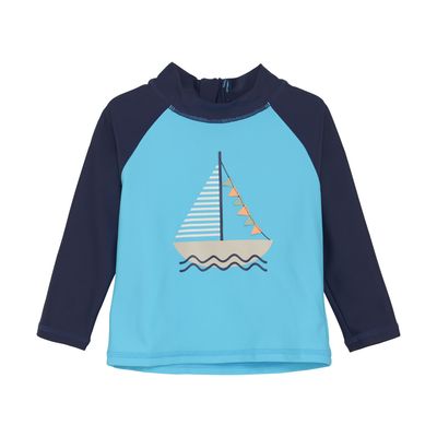 Baby T-Shirt à manches longues FPS 50 - Bateau