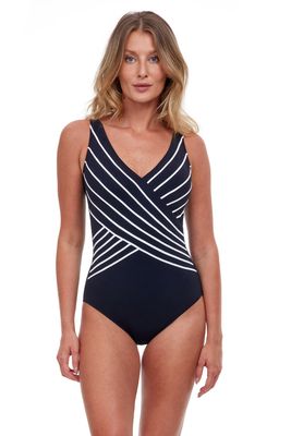 Maillot une pièce à encolure en V - MIRAGE