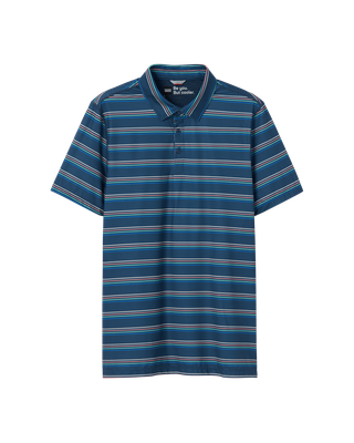 Polo All day cooling - Mini rugby Dark denim