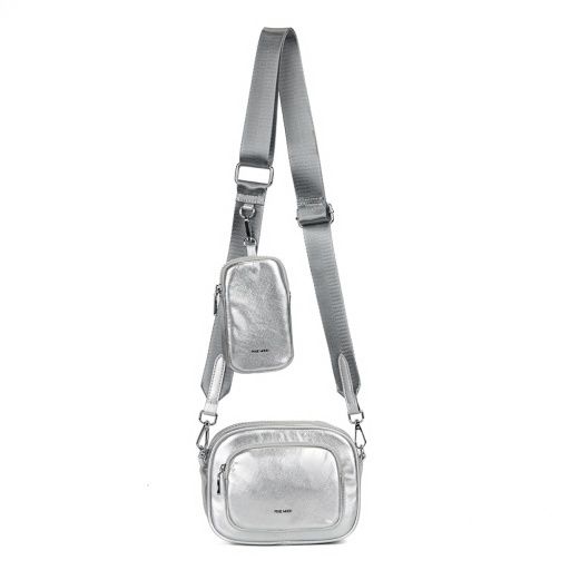 Daisy Crossbody, Couleur: SILVER NYLON