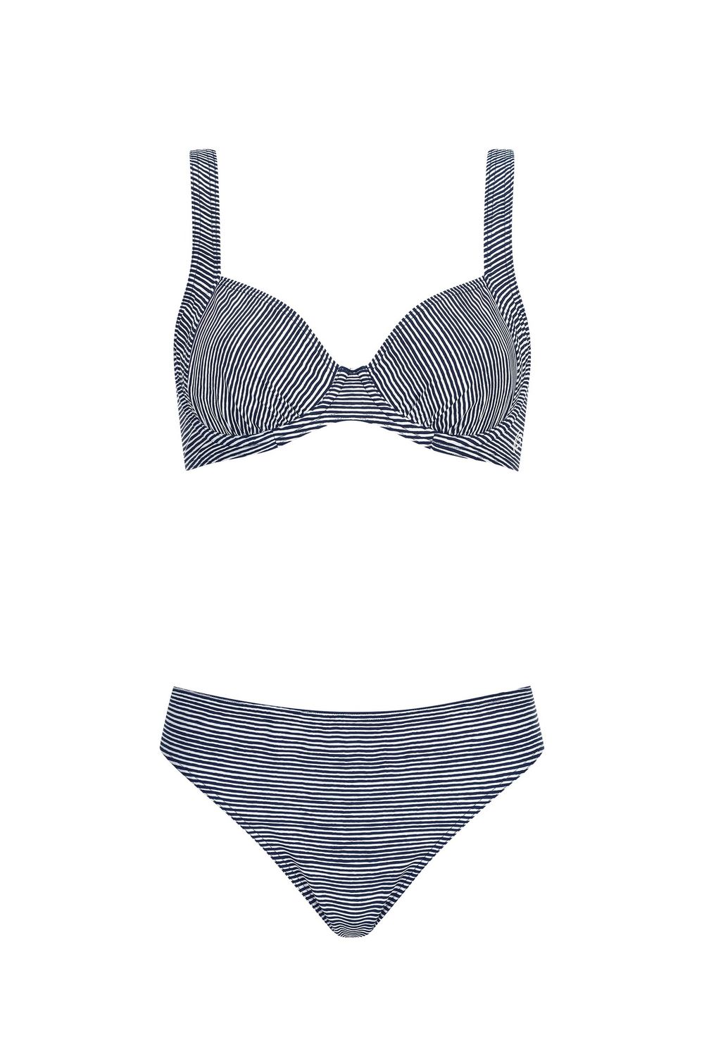 Haut de bikini rayé de Olympia