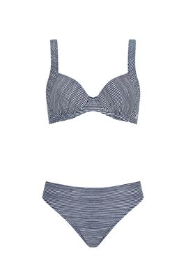 Haut de bikini rayé de Olympia