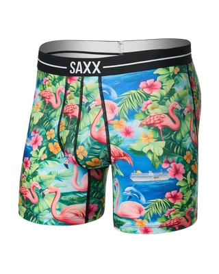 Boxer Volt Breathable Mesh - Flamimgo bay