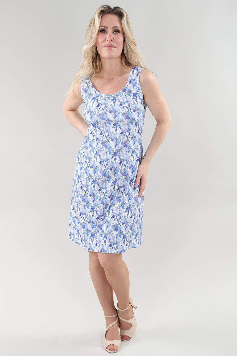 Robe Soleil - Iris bleu