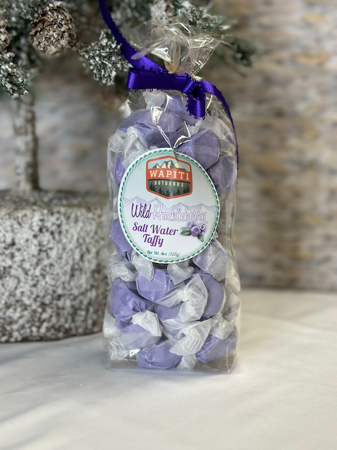 Wild Huckleberry Taffy, 12 oz
