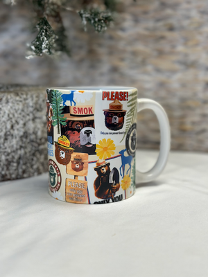 Smokey the Bear Pop Art Mug
