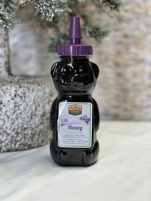 Wild Huckleberry Honey Squeeze Bear