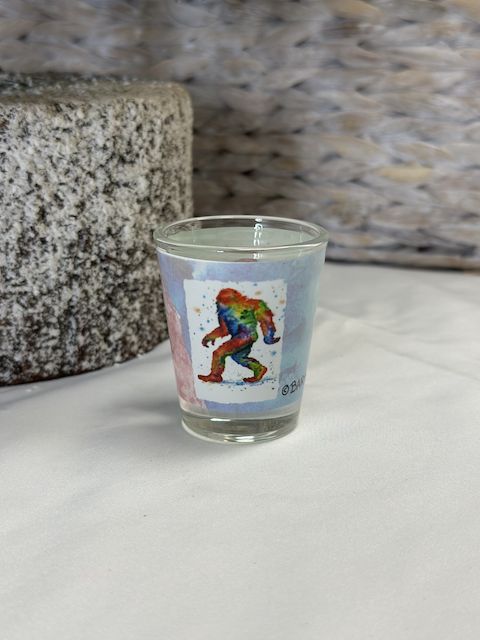 Rainbow Clear 1.5 Oz Shot Glass