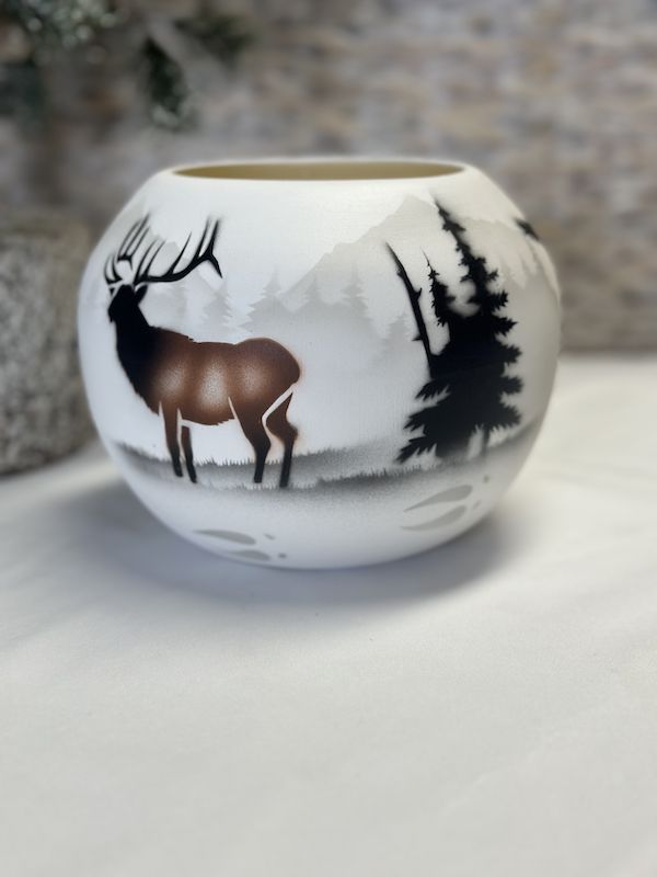 Anasazi 6 x 5 Bowl - Elk
