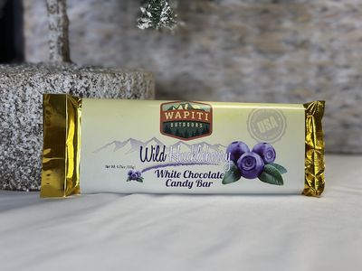 White Chocolate Huckleberry Candy Bar, 4.75 oz