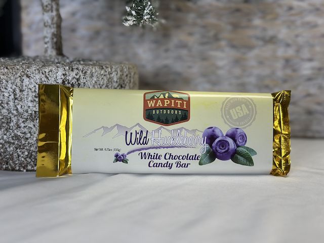 White Chocolate Huckleberry Candy Bar, 4.75 oz